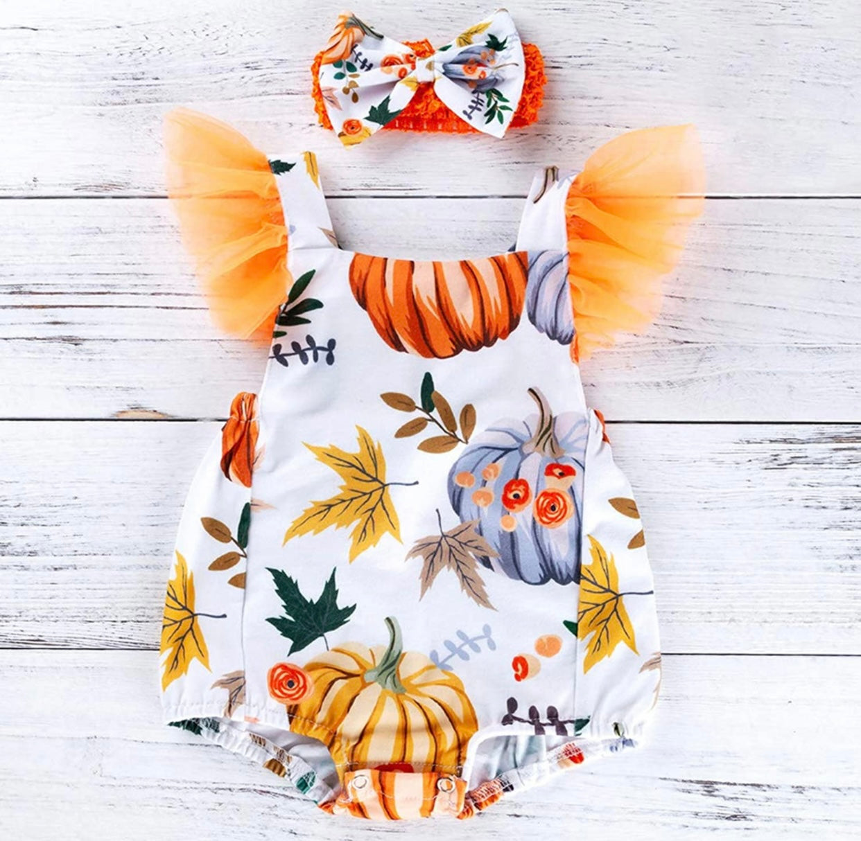 Pumpkin bodysuit