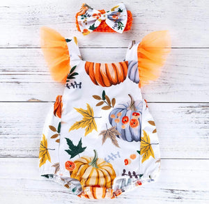 Pumpkin bodysuit