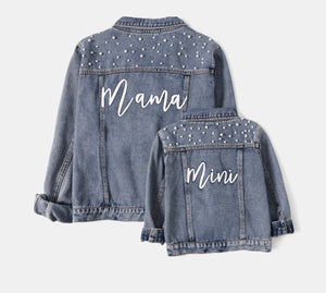 Mommy and me girly Jean Jacket