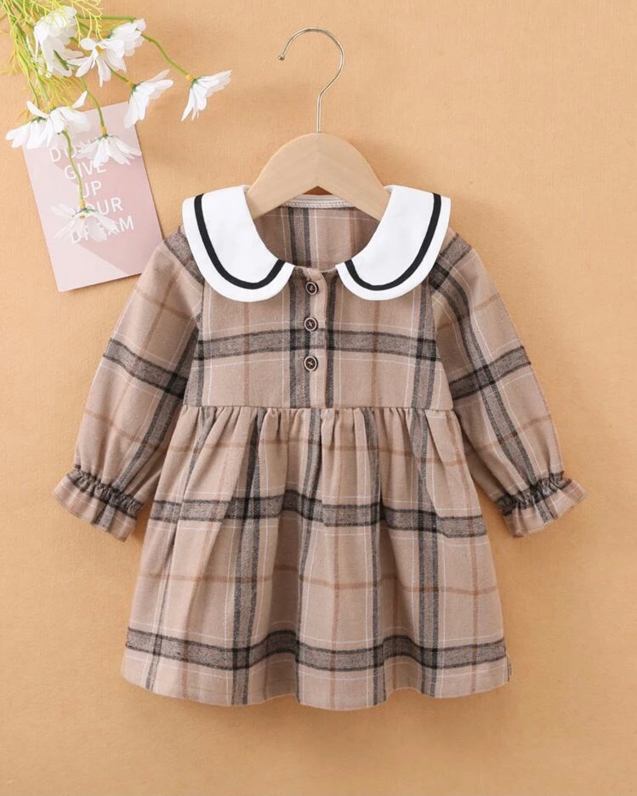 Sasha Plaid Print Dress